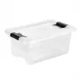 keeeper Crystalbox Cornelia scatola portaoggetti con coperchio, 4 L, 29,5 x 19,5 x 12,5 cm, trasparente