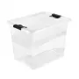 keeeper Crystalbox Cornelia scatola contenitore con coperchio, 24 L, trasparente, 39,5 x 29,5 x 30 cm