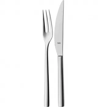 SILIT Trend set posate da bistecca, 12 pezzi, acciaio inox