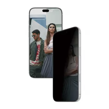 PanzerGlass PGS pellicola protettiva per display con privacy a 2 vie per Apple iPhone 18 Pro Max - Ultra-Wide Fit vetro temperato, Diamond Strength, antibatterica, applicatore SnapOn