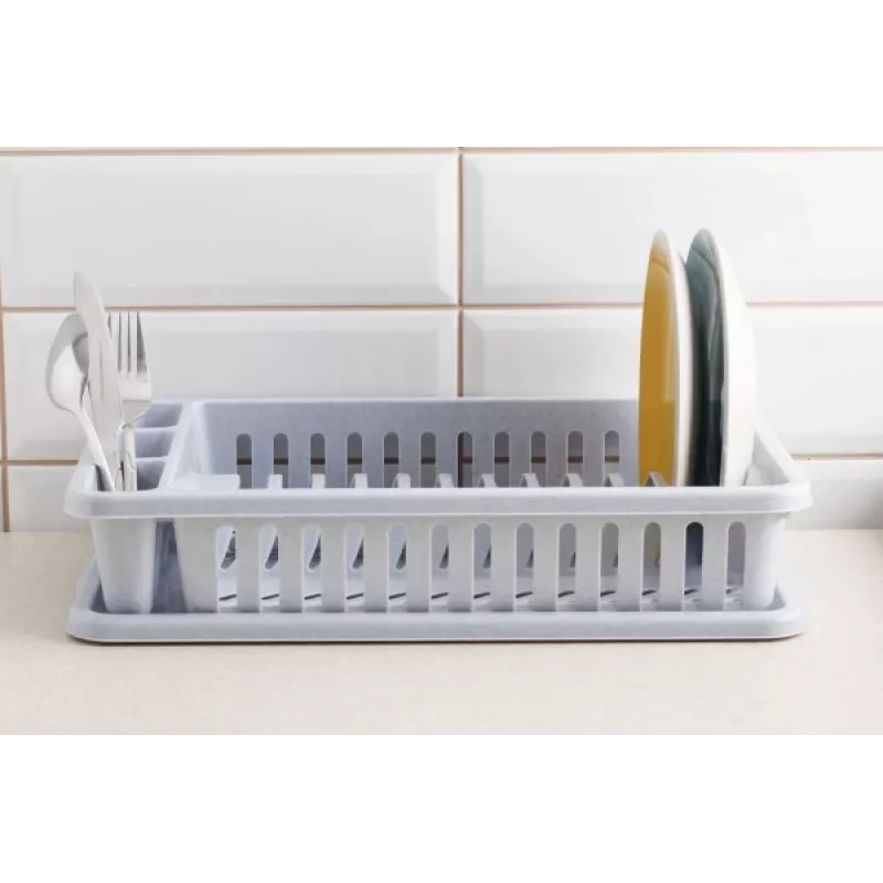 CURVER scolapiatti 26,5x42x8,8 cm grigio
