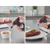 LEIFHEIT Burner bruciatore a gas butano con accensione piezoelettrica e sicurezza bambini