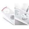 LEIFHEIT tagliauova Combi – tagliauova e taglia-uova sode 2-in-1, bianco