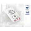 LEIFHEIT tagliauova Combi – tagliauova e taglia-uova sode 2-in-1, bianco