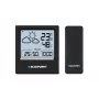 Blaupunkt WS10BK stazione meteo con sensore esterno, LCD a colori, previsioni, umidità, allarme, nero