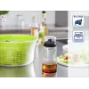 LEIFHEIT shaker per condimento per insalata 300 ml, trasparente/verde