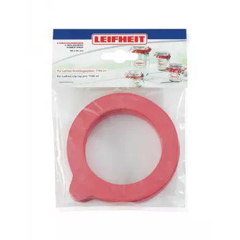 LEIFHEIT anelli in gomma di ricambio 6 pz. 68x94 mm per vasetti a tenuta 1140 ml