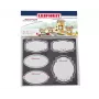 LEIFHEIT set di adesivi decorativi per barattoli, nero & bianco