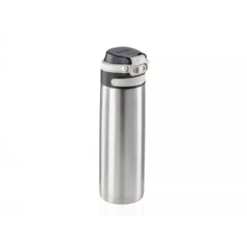LEIFHEIT Thermo Mug Flip 600 ml argento