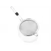 LEIFHEIT ProLine colino Ø20 cm acciaio inox colino fine con impugnatura ergonomica, lavabile in lavastoviglie, occhiello per appendere, ganci di appoggio