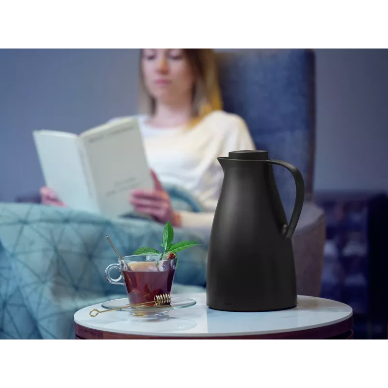 LEIFHEIT Thermos Harmonic nero 1L caraffa termica con isolamento sottovuoto