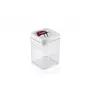LEIFHEIT Fresh&Easy contenitore ermetico per alimenti 1,6L, senza BPA, trasparente con coperchio verde