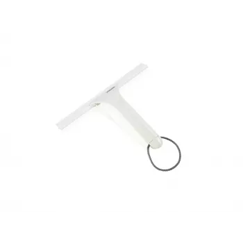 LEIFHEIT Cabino 24cm tergivetro per doccia con gancio a ventosa, bianco/grigio