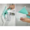 LEIFHEIT spazzola per piastrelle e bagno con manico telescopico 93-150 cm detergente per bagno Micro Duo