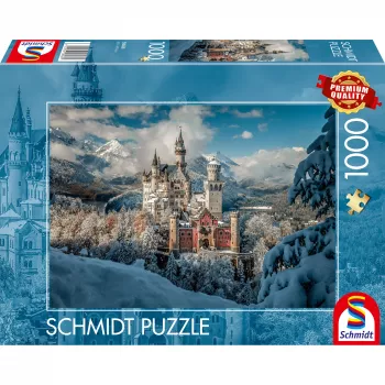 Schmidt Spiele Castello invernale di Neuschwanstein puzzle 1000 pezzi