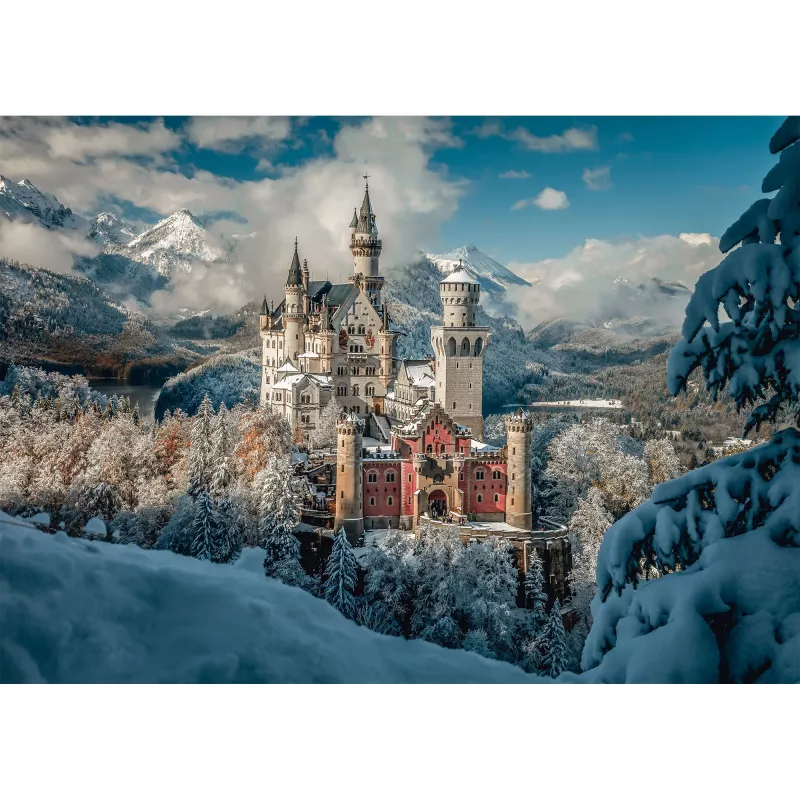 Schmidt Spiele Castello invernale di Neuschwanstein puzzle 1000 pezzi