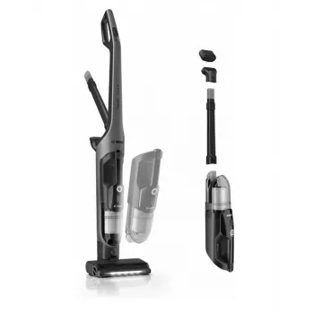 Bosch Flexxo Series 4 BHH4GN28 aspirapolvere a bastone a batteria, 28,8V, autonomia 70 min, aspirapolvere portatile 2-in-1, AllFloor Power Brush, senza sacchetto, nero/antracite