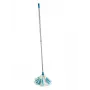 LEIFHEIT Power Mop 3in1 spazzola lavapavimenti con manico telescopico