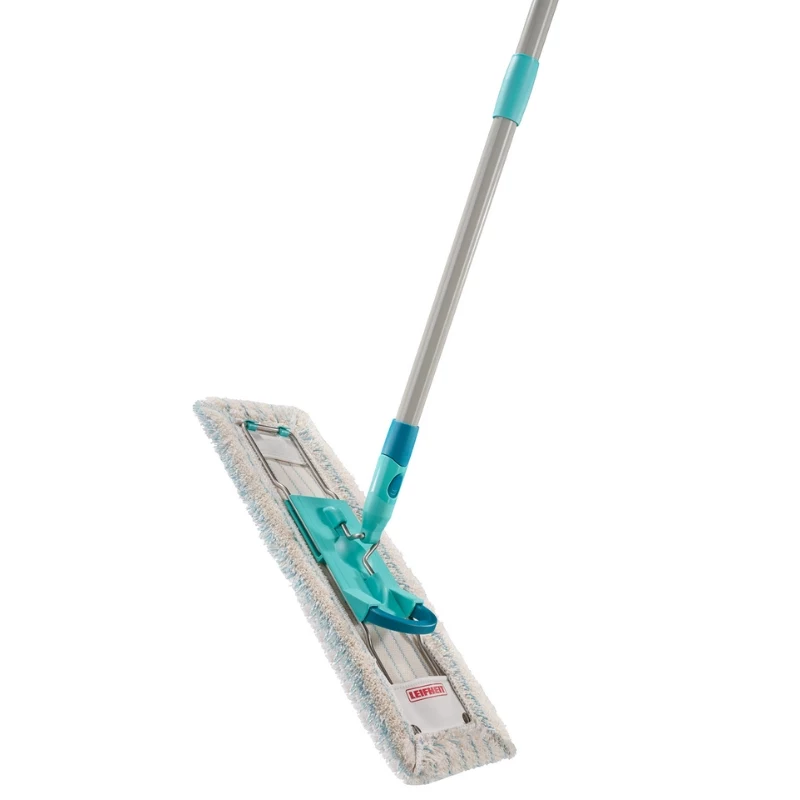 Leifheit Profi XL Cotton Plus panno lavapavimenti con manico pieghevole, 42 cm
