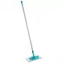 LEIFHEIT POWER CLEAN M Micro Duo mocio piatto con manico telescopico, 33cm, verde/bianco/grigio