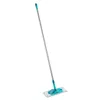 LEIFHEIT POWER CLEAN M Micro Duo mocio piatto con manico telescopico, 33cm, verde/bianco/grigio