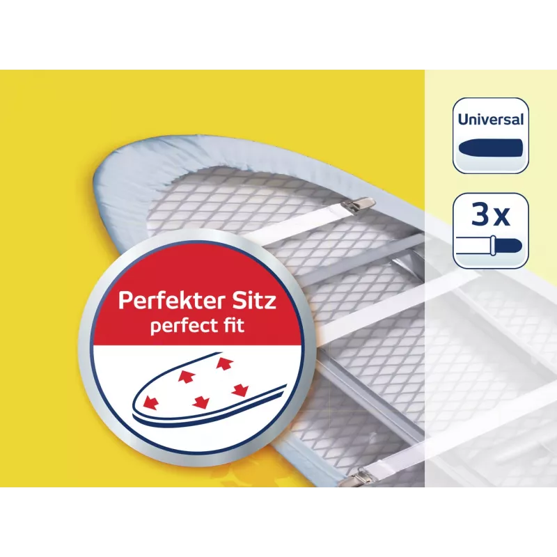 LEIFHEIT fissaggi per copertura asse da stiro (set da 4, bianco, elastici con clip)