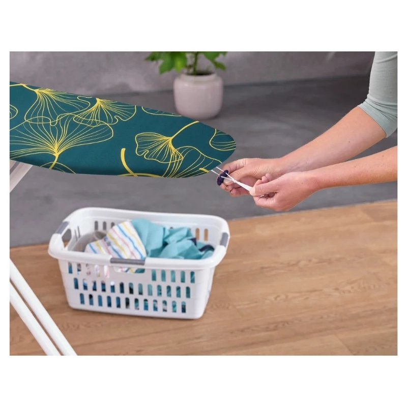 LEIFHEIT Cotton Comfort copertura asse da stiro S/M 125x40 cm blu/bianco a righe