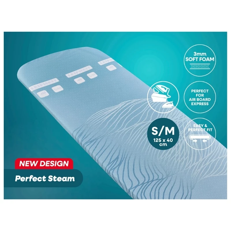 LEIFHEIT copertura asse da stiro Perfect Steam Air Board Express S/M 125x40cm