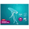 LEIFHEIT Air Board M Compact Plus asse da stiro 120x38cm con tecnologia Thermo-Reflect