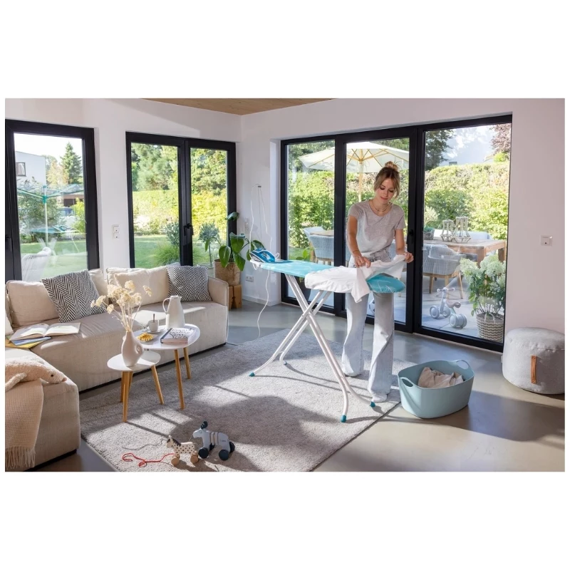 LEIFHEIT Air Board M Compact Plus asse da stiro 120x38cm con tecnologia Thermo-Reflect