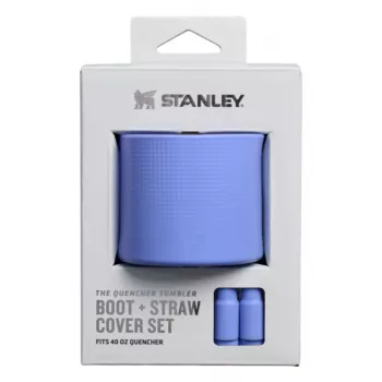 STANLEY The Quencher Boot + beccuccio per cannuccia blu ortensia 1,18L set in silicone