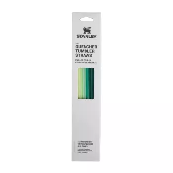 STANLEY set di 4 cannucce per The Quencher Travel Tumbler 0,89L, cannucce in plastica riutilizzabili senza BPA, verde