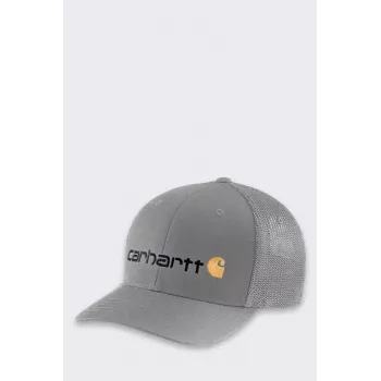 Carhartt Rugged Flex Oakland Cap Asphalt - cappellino da baseball in cotone stretch con fascia antisudore FastDry