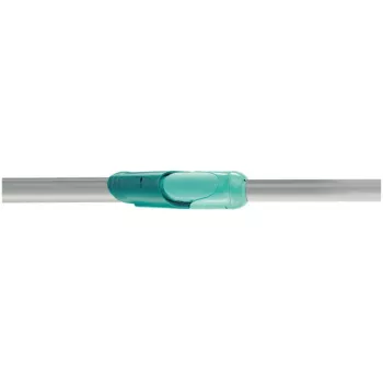 LEIFHEIT Clean Twist set spin-mop con secchio – mocio piatto in microfibra, manico telescopico, testa 33 cm, secchio 20 L, turchese/grigio