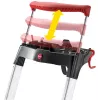 Scala domestica in alluminio Hailo L100 TopLine 8050-607, 6 gradini, con vassoio multifunzione
