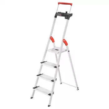 HAILO L85 ComfortLine scala domestica in alluminio a 4 gradini