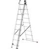 HAILO ProfiStep Combi scala in alluminio 3x9 gradini