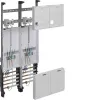Hager ZK32P3KT quadro contatori completo, trifase, 2 posti contatore, 1050x500mm, con interruttore generale