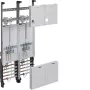 Hager ZK32P3KT quadro contatori completo, trifase, 2 posti contatore, 1050x500mm, con interruttore generale