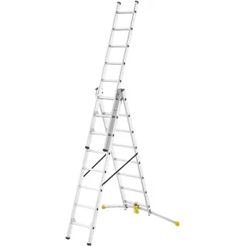 HAILO Kombileiter HobbyLOT scala in alluminio 2x8 + 1x9 gradini