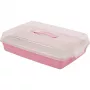 CURVER contenitore per torta rettangolare 45x29,5x11,1 cm rosa