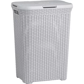 Curver Natural Style cesto portabiancheria 60L grigio chiaro