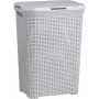Curver Natural Style cesto portabiancheria 60L grigio chiaro