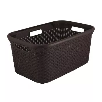 CURVER cesto portabiancheria Style 45L 59,2 x 38 x 27 cm marrone scuro