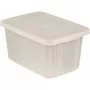 CURVER Essentials 45L scatola per riporre trasparente con coperchio, 57 x 40 x 30 cm, impilabile, adatta per alimenti