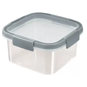 CURVER Smart Eco Fresh scatola quadrata per alimenti 0,9L trasparente con coperchio verde