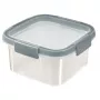 CURVER Smart Eco Fresh scatola quadrata per alimenti 0,9L trasparente con coperchio verde