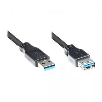 Good Connections cavo prolunga USB 3.0, connettore maschio Type-A su connettore femmina Type-A, nero, 3 m 2711-S03