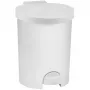 CURVER Deco pattumiera con pedale 15L bianca con secchio interno estraibile