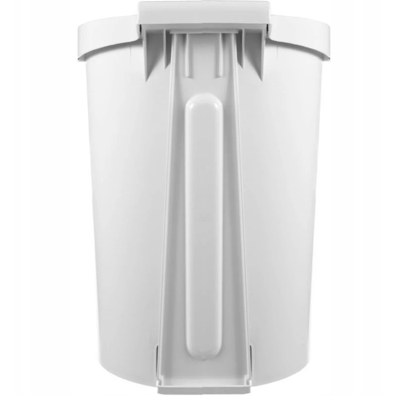 CURVER Deco pattumiera con pedale 15L bianca con secchio interno estraibile